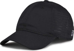 The Game GB424 Perforated GameChanger Cap - Black - Black / 6 7/8’’ - 7 5/8’’