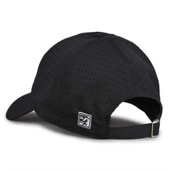 The Game GB424 Perforated GameChanger Cap - Black - Black / 6 7/8’’ - 7 5/8’’