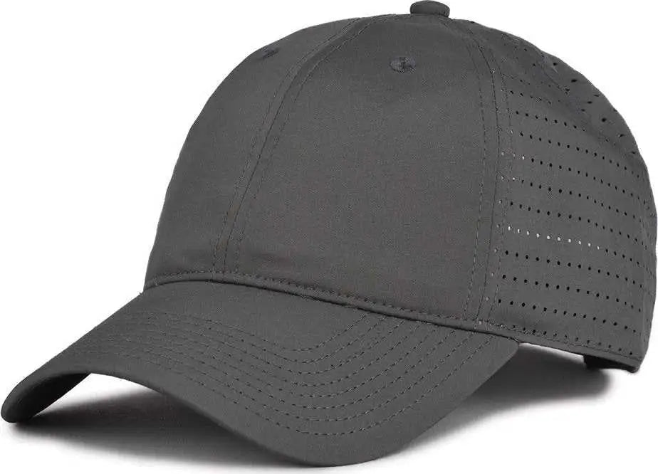 The Game GB424 Perforated GameChanger Cap - Graphite - Dark Gray / 6 7/8’’ - 7 5/8’’