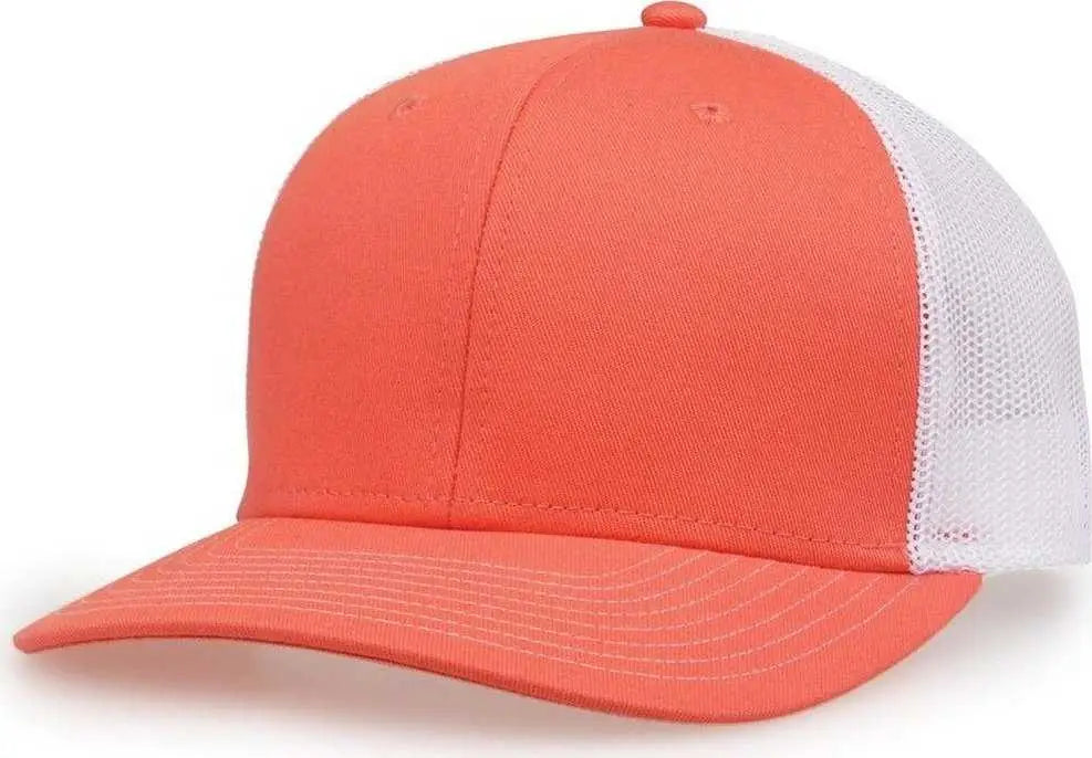The Game GB452E Everyday Trucker Cap - Coral White - Coral White / 6 7/8’’ - 7 5/8’’