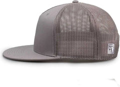 The Game GB452F Five Panel Everyday Trucker Cap - Light Gray - Gray / OSFM