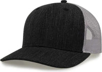 The Game GB452H Heather Everyday Trucker Cap - Dark Gray - Dark Gray / One Size Fits Most