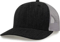 The Game GB452H Heather Everyday Trucker Cap - Dark Gray - Dark Gray / One Size Fits Most