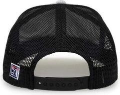 The Game GB452H Heather Everyday Trucker Cap - Gray Black - Gray Black / OSFM