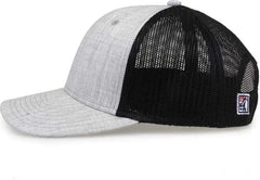 The Game GB452H Heather Everyday Trucker Cap - Gray Black - Gray Black / OSFM
