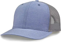 The Game GB452H Heather Everyday Trucker Cap - Light Blue - Columbia Blue / One Size Fits Most