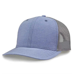 The Game GB452H Heather Everyday Trucker Cap - Light Blue - Columbia Blue / One Size Fits Most
