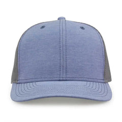 The Game GB452H Heather Everyday Trucker Cap - Light Blue - Columbia Blue / One Size Fits Most