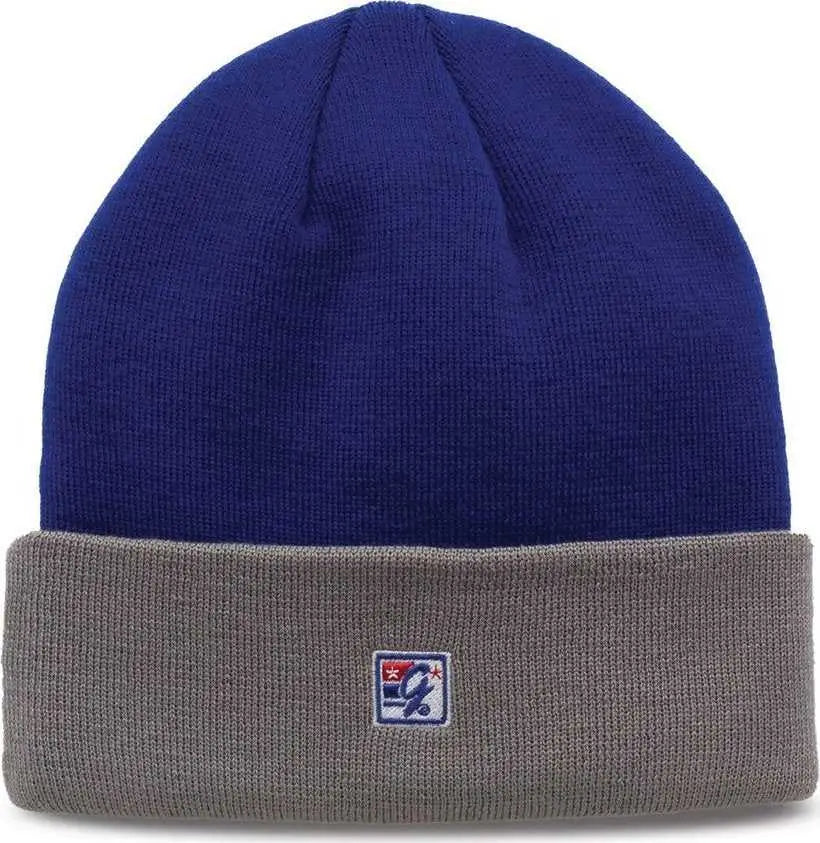 The Game GB459 Roll Up Beanie - Royal - Royal / One Size Fits Most