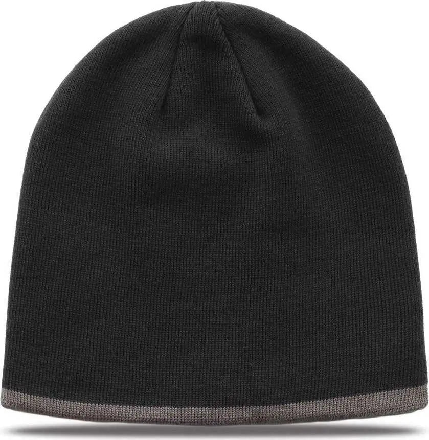 The Game GB462 Beanie - Charcoal - Dark Gray / One Size Fits Most