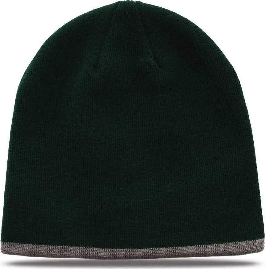 The Game GB462 Beanie - Dark Green - Forest / One Size Fits Most