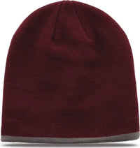 The Game GB462 Beanie - Maroon - Maroon / One Size Fits Most