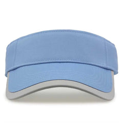 The Game GB463 Gamechanger Visor with Bill Tipping - Columbia Blue Gray - Columbia Blue Gray / One Size Fits Most