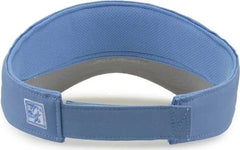 The Game GB463 Gamechanger Visor with Bill Tipping - Columbia Blue Gray - Columbia Blue Gray / One Size Fits Most