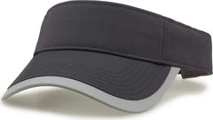 The Game GB463 Gamechanger Visor with Bill Tipping - Graphite Gray - Dark Gray Gray / One Size Fits Most