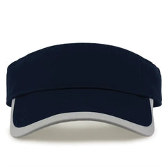 The Game GB463 Gamechanger Visor with Bill Tipping - Navy Gray - Navy Gray / One Size Fits Most