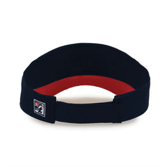 The Game GB463 Gamechanger Visor with Bill Tipping - Navy Red - Navy Red / One Size Fits Most