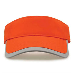 The Game GB463 Gamechanger Visor with Bill Tipping - Orange Gray - Orange Gray / One Size Fits Most