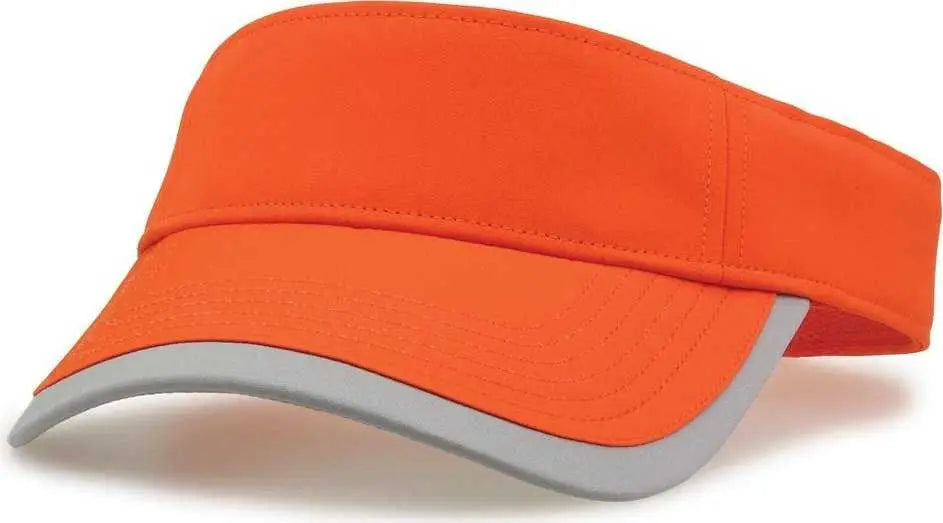The Game GB463 Gamechanger Visor with Bill Tipping - Orange Gray - Orange Gray / One Size Fits Most