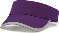 The Game GB463 Gamechanger Visor with Bill Tipping - Purple Gray - Purple Gray / One Size Fits Most