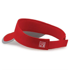 The Game GB463 Gamechanger Visor with Bill Tipping - Red Gray - Red Gray / One Size Fits Most