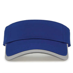 The Game GB463 Gamechanger Visor with Bill Tipping - Royal Gray - Royal Gray / One Size Fits Most