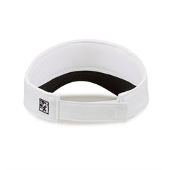 The Game GB463 Gamechanger Visor with Bill Tipping - White Black - White Black / One Size Fits Most