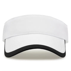 The Game GB463 Gamechanger Visor with Bill Tipping - White Black - White Black / One Size Fits Most