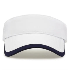 The Game GB463 Gamechanger Visor with Bill Tipping - White Navy - White Navy / One Size Fits Most