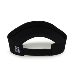 The Game GB464 Cotton Twill Visor - Black - Black / One Size Fits Most