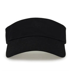 The Game GB464 Cotton Twill Visor - Black - Black / One Size Fits Most