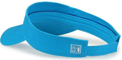 The Game GB464 Cotton Twill Visor - Blue Taffy - Columia Blue / One Size Fits Most