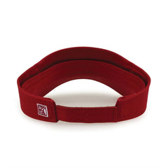 The Game GB464 Cotton Twill Visor - Cardinal - Cardinal / One Size Fits Most