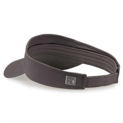 The Game GB464 Cotton Twill Visor - Dark Gray - Dark Gray / One Size Fits Most