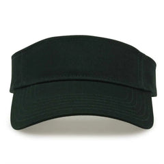The Game GB464 Cotton Twill Visor - Dark Green - Forest / One Size Fits Most