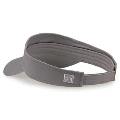 The Game GB464 Cotton Twill Visor - Gray - Gray / One Size Fits Most
