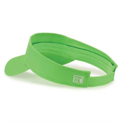 The Game GB464 Cotton Twill Visor - Lime - Lime / One Size Fits Most
