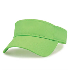 The Game GB464 Cotton Twill Visor - Lime - Lime / One Size Fits Most