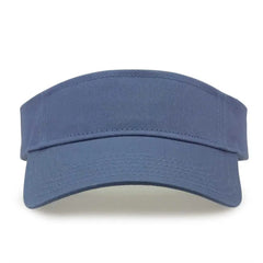 The Game GB464 Cotton Twill Visor - Sea Blue - Blue / One Size Fits Most