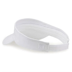 The Game GB464 Cotton Twill Visor - White - White / One Size Fits Most