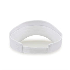 The Game GB464 Cotton Twill Visor - White - White / One Size Fits Most