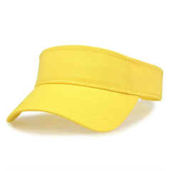 The Game GB464 Cotton Twill Visor - Yellow - Yellow / One Size Fits Most