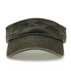 The Game GB466 Pigment Dyed Twill Visor - Army Green - Olive / One Size Fits Most