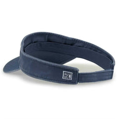 The Game GB466 Pigment Dyed Twill Visor - Navy - Navy / One Size Fits Most