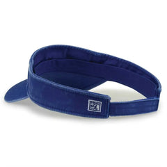 The Game GB466 Pigment Dyed Twill Visor - Royal - Royal / One Size Fits Most