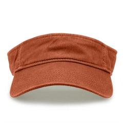 The Game GB466 Pigment Dyed Twill Visor - Texas Orange - Texas Orange / One Size Fits Most