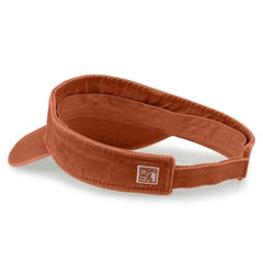The Game GB466 Pigment Dyed Twill Visor - Texas Orange - Texas Orange / One Size Fits Most