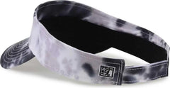 The Game GB471 Relaxed Tie Dye and Trucker Mesh Visor - Gray Scarlet Tie Dye - Gray Red / One Size Fits Most