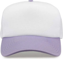 The Game GB473 Foam Front Trucker Cap - Lavender - Purple / One Size Fits Most