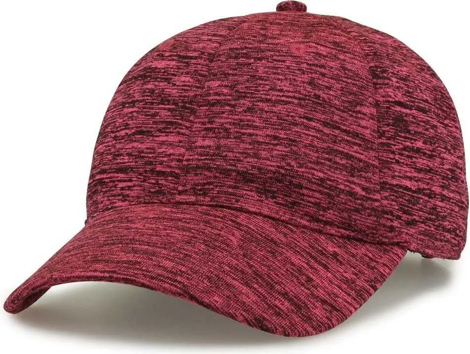 The Game GB477 Peppered Heather Cap - Hot Pink - Hot Pink / One Size Fits Most